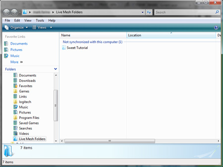 Live Mesh Folders