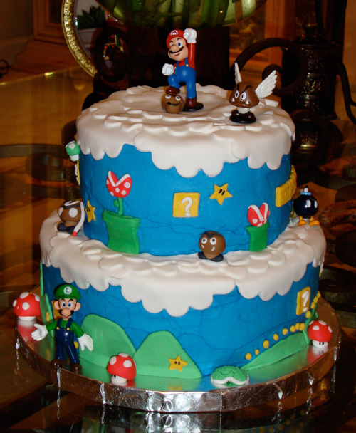 This Is A Kickass Mario Birthday Cake NinjaC